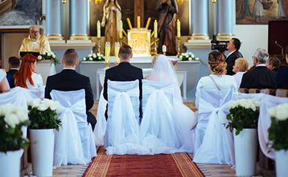 Ceremonia zaślubin w kościele